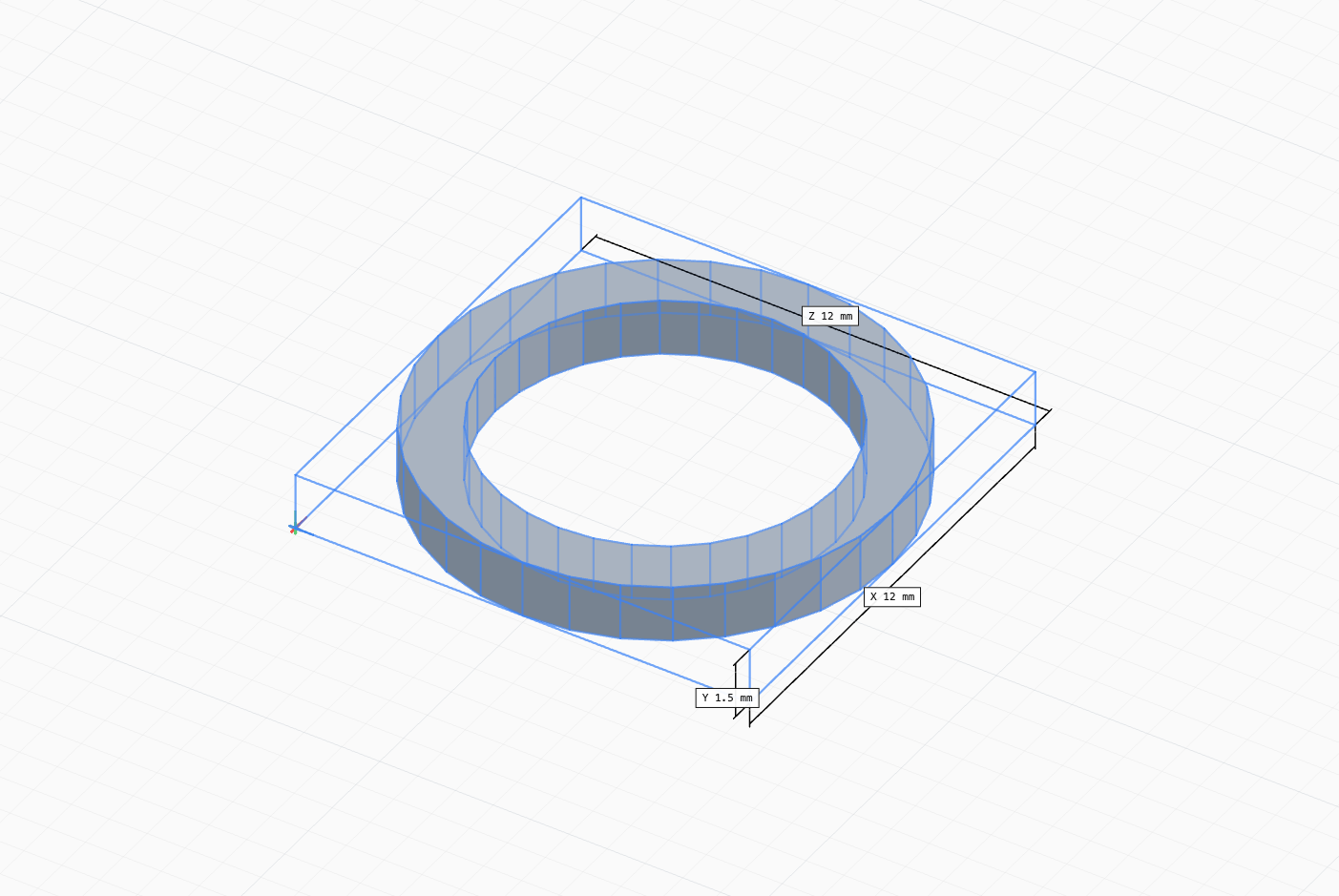 A black 3D-printed spacer ring fitted around a coffee machine assembly.